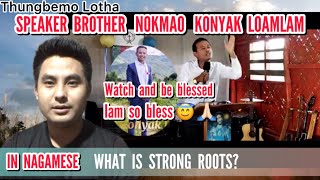 What is strong roots  In Nagamese  Speaker  Brother  nokmaokonyaktangpao Thungbemo Lotha [upl. by Chap253]