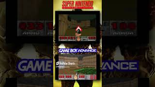 DOOM SNES vs GBA  TopDown Comparison shorts short doom [upl. by Heuser]