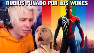 LA FUNA AL RUBIUS POR DESACTIVAR LENGUAJE INCLUSIVO EN SPIDERMAN 2  VEGETTA CRITICA AL JUEGO [upl. by Katzman]