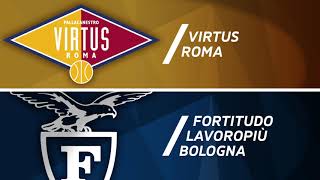 Virtus Roma  Fortitudo Bologna highlights 1 giornata [upl. by Sucramd711]