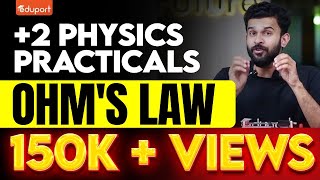 Plus Two Physics Practicals  Ohms Law  Eduport Plus Two [upl. by Cirdnek]