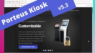 Porteus Kiosk 53 Install and Configuration [upl. by Nwadahs]