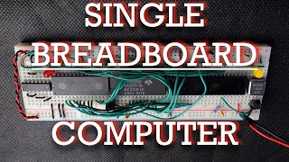 A 6502 Based Computer on a Single Breadboard [upl. by Neilla]