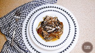 Si te bejme Sardele ne tenxhere me presion  Sardine recipe [upl. by Ainahs485]