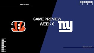 Cincinnati Bengals vs New York Giants  2024 Week 6 Prediction [upl. by Mann182]