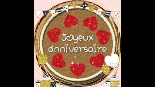 HAPPY BIRTHDAYJolie carte virtuelle danniversaire jolis coeurs [upl. by Eeimaj]