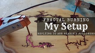 Safer Fractal Wood Burning Lichtenberg Setup [upl. by Wolfson]