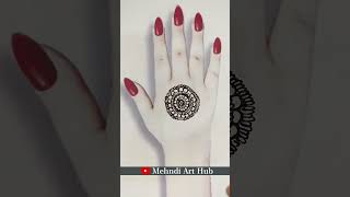 Unique Shardiya Navratri Mehndi 2024 Hath k mehndi design mehandi hennadesign navratri dussehra [upl. by Phineas]