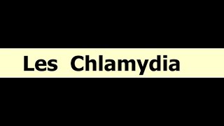 Bacteriologie  Chlamydia FMPC [upl. by Ezarras134]