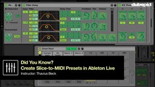 How to Create Slice to MIDI Presets  Ableton Live Tips w Thavius Beck Did you Know Pt 11 [upl. by Arlette153]