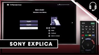 Sony  Suporte  TV  Reset e configuração inicial do televisor  Menu 2014 [upl. by Anyer]