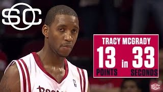 That time Tracy McGrady scored 13 points in 33 seconds  SportsCenter  ESPN Archives [upl. by Telracs488]