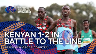 Mens U20 Race  World Athletics Cross Country Championships Bathurst 2023 [upl. by Ihcalam767]