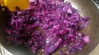 How To Cook Red CabbageEasy Healthy Side Dish  Quick And Easy [upl. by Absalom]