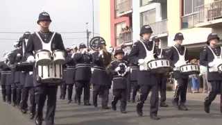 Bloemencorso SintGillis 2014  Showkorps Demo Houthalen [upl. by Nilam]