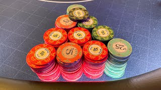 102040 Crazy Straddle HOME GAME in LA  POKER VLOG 25 [upl. by Hesler]