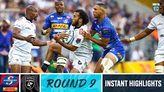 DHL Stormers v Hollywoodbets Sharks  Instant Highlights  Round 9  202324 [upl. by Ahsenak]