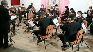 Jaga Lamka Chamka He  Orchestra From Nepal  Playing Violin  Composed Narayan Gopal [upl. by Lammond787]