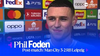 quotITS THE WORST IVE SEEN USquot 😅  Phil Foden  Man City 32 RB Leipzig  Champions League [upl. by Ayrad]