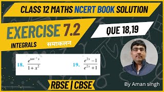 class 12 maths ex 72 que 1819 solution  integration solution integrals ncert12maths maths [upl. by Denney977]