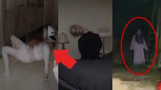 5 Encuentros Paranormales Captados En Cámara  VIDEOS DE TERROR VOL 7 [upl. by Nomael]