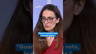 « Quand le peuple vote le peuple gagne » dit Manon Bouquin candidate RN dans l’Hérault [upl. by Ablem171]