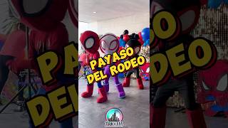 Payaso del rodeo con Spidey y sus amigos 🕷️🎉 spidey marvel disney baile show shorts [upl. by Ahsekyt]