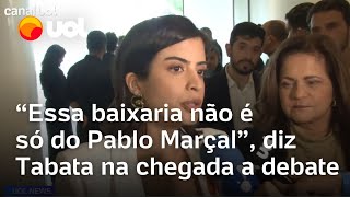 Debate RedeTVUOL Tabata Amaral critica adversários Baixaria não é só de Pablo Marçal [upl. by Atteuqal796]