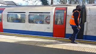 15 minutes of Piccadilly Line trains at Northfields [upl. by Sidran]