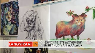 Expositie Eye Movement in Het Huis van Waalwijk 2024  Langstraat TV [upl. by Llorrad]