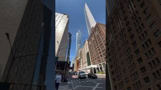 Walking New York City’s Billionaires’ Row  Central Park Tower  Steinway Tower  One57 [upl. by Eimmelc]