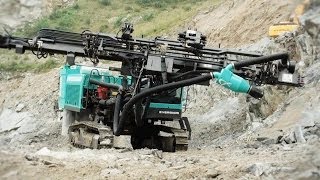 EVERDIGM Top Hammer Drill Rig Horizontal Drilling [upl. by Nefets]