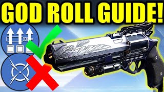 Destiny 2 HAWKMOON GOD ROLLS  Best PvP amp PvE Perks [upl. by Ciri]