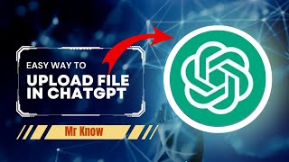 How to upload files in ChatGPT 2023 Easy way [upl. by Noiztneb]