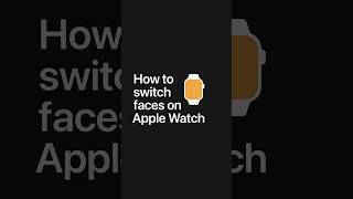 How to switch faces on Apple Watch  Apple Support [upl. by Sivet]