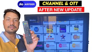 After New Update Jio Airfiber Set Top Box OTT Apps amp Channels Details  Jio Airfiber details [upl. by Asyram481]