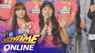 Its Showtime Online MNL48 Top 1 says she will do her best to keep her spot [upl. by Haek315]