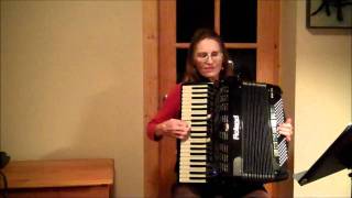 Au café du canal  Rosbif Waltz  a French tune  played by accordiona [upl. by Ardnekan]