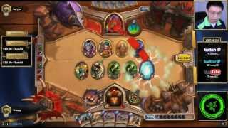 Hearthstone Constructed Warrior one turn kill deck [upl. by Adnot761]