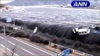 Japón impactantes imágenes del tsunami [upl. by Nanor]