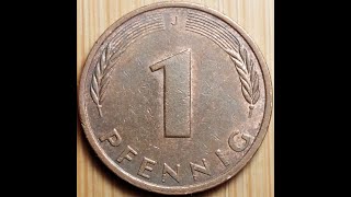 1 Pfennig 1983 Bundesrepublik Deutschland J [upl. by Ettenor986]