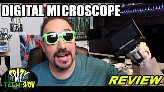 LCD Digital Microscope Leanking 43 inch 50X1000X Magnification 720P Microscope Camera review [upl. by Lamahj]