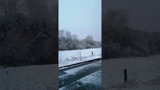 Snow in Flint flintshire 2024 🌨️ [upl. by Ahseen]