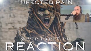 INFECTED RAIN  NEVER TO RETURN  REACTION [upl. by Reinhardt]