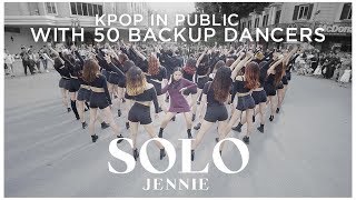 KPOP IN PUBLIC JENNIE  SOLO  DANCE COVER by Climax Crew with 50 backup dancers [upl. by Lyell]