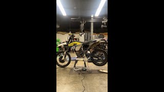 Husqvarna FE501 Snow Bike Swap [upl. by Annahsed]