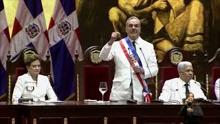 Discurso Toma de Posesión Presidente Luis Abinader 16 agosto 2024 [upl. by Edina234]