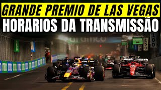 F1 2024  GRANDE PREMIO DE LAS VEGAS  HORARIO DA TRANSMISSÃO NA BAND E BAND SPORTS [upl. by Gibbons963]