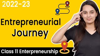 Entrepreneurial Journey  Class 11 Entrepreneurship Chapter 3  Batch 2022  2023 [upl. by Neeven]