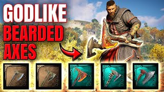 Assassins Creed Valhalla  The STRONGEST BEARDED AXES and How To Get Them [upl. by Abramson180]